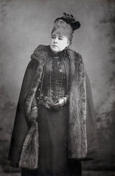 Mrs Bancroft född Marie Wilton 1840-1921, engelsk skådespelerska, c1890 av Unbekannt