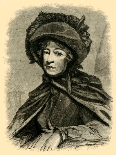 Fru Thrale, c1878. av Unbekannt