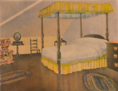 Mrs Washingtons sovrum, 1946 av Unbekannt