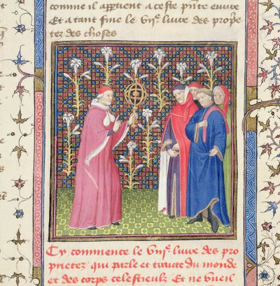 Ms 251 f.135r Fem män, varav en håller en armillarsfär, från 