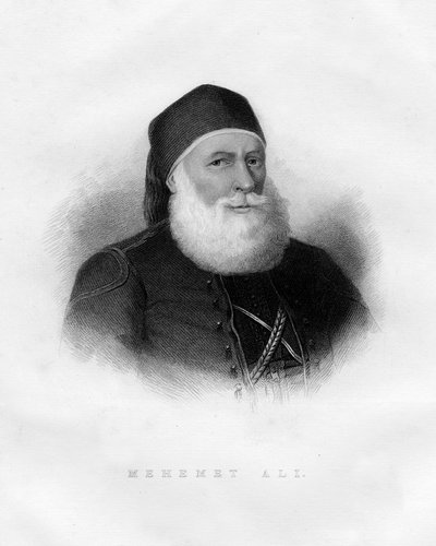 Muhammad Ali Pasha, vice kung i Egypten, 1800-talet av Unbekannt