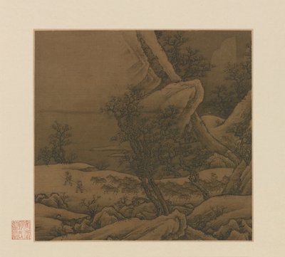 Multåg i Snowy Mountains, 1300-1400-talet. av Unbekannt