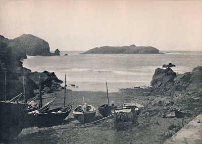 Mullion Cove - Visar Mullion Island, 1895 av Unbekannt