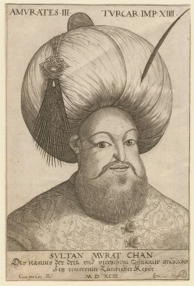 Murad III 1546-1595, Sultan av det osmanska riket, 1593 av Unbekannt