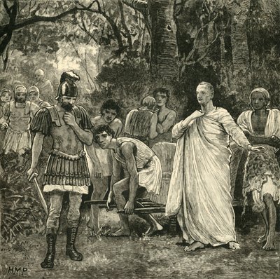 Mordet på Cicero, 1890. av Unbekannt