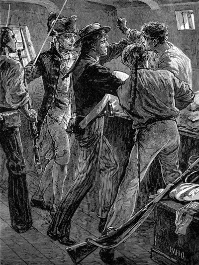 Myteri av besättningen på Bounty, 1789 sent 1800-tal av Unbekannt