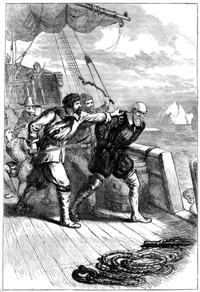 Myteri på Henry Hudsons skepp, 1611 c1880 av Unbekannt