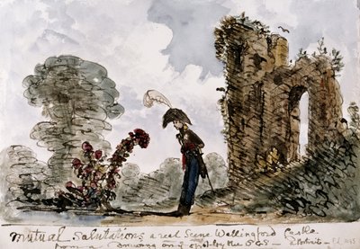 "Ömsesidiga hälsningar". William Crotch, ca 1838. av Unbekannt