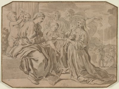 St. Catherines mystiska äktenskap. av Unbekannt