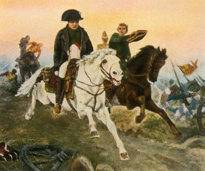 Napoleon på reträtten från Waterloo, 18 juni 1815, 1936. av Unbekannt