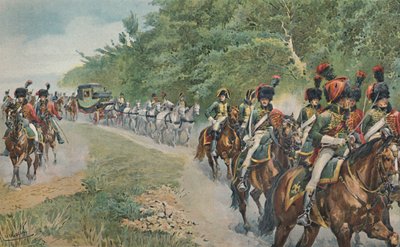 Napoleons sätt att resa, c1800, 1896. av Unbekannt