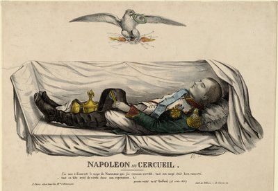 Napoleons kista, ca. 1840 av Unbekannt
