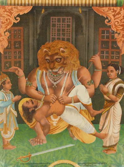 Narasimha, 1886. av Unbekannt