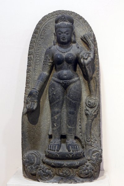 Indiens nationalmuseum, Delhi. Tara. Pala, 800-talet e.Kr., Bihar. Sten. Indien. av Unbekannt