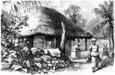 Inhemsk bebyggelse, Santo Domingo, 1873 av Unbekannt