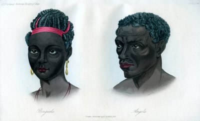 Infödda i Benguela och Angola, 1848 av Unbekannt