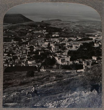Nasaret och nederbördsberget, c1900 av Unbekannt