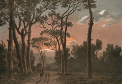 Nära Florens, c1900. av Unbekannt