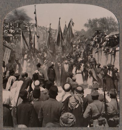 Nebi Musa procession, c1900 av Unbekannt