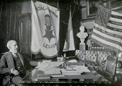 Nelson A Miles, amerikanska arméns general, vid sitt högkvarter, 1898 av Unbekannt