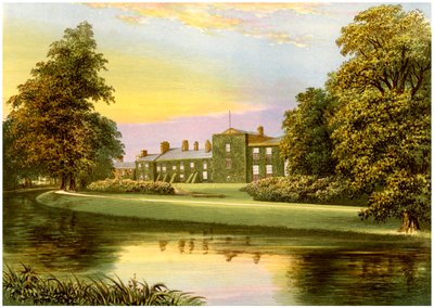 Netherhall, Cumbria, hem för familjen Pocklington-Senhouse, c1880 av Unbekannt