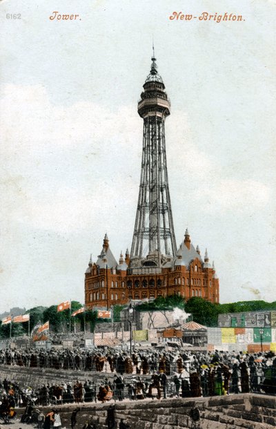 New Brighton Tower, Wallasey, Cheshire, c1898-c1921 av Unbekannt