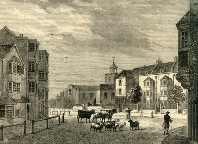 Newington Butts 1820, c1878. av Unbekannt