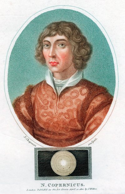 Nicolas Copernicus, polsk astronom, 1802 av Unbekannt