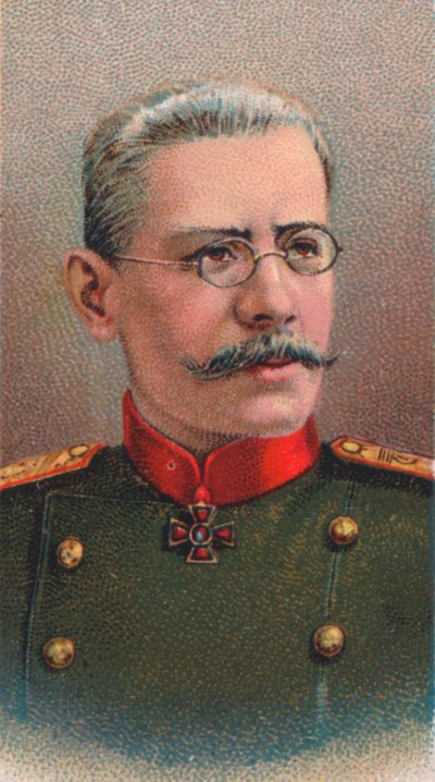 Nikolai Vladimirovich Ruzsky 1854-1918, rysk general under första världskriget, 1917 av Unbekannt