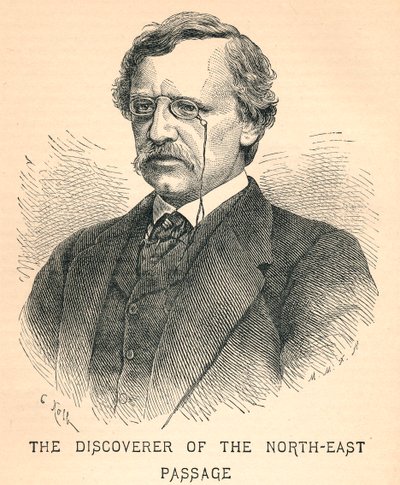 Nils Adolf Erik Nordenskiold, 1832-1901, arktisk upptäcktsresande, 1893 av Unbekannt
