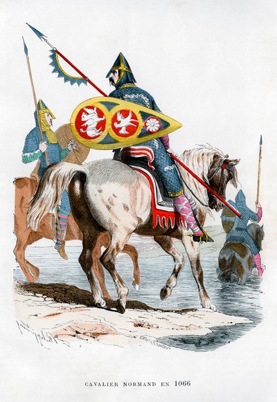 Normanska kavalleriet, 1066 1882-1884 av Unbekannt