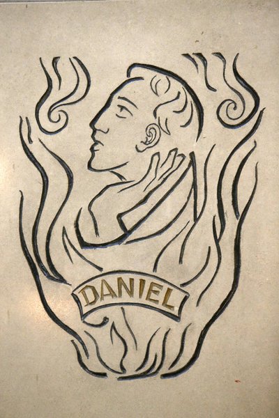 Notre Dame de France katolska kyrkan, London. Profeten Daniel, London, Storbritannien av Unbekannt