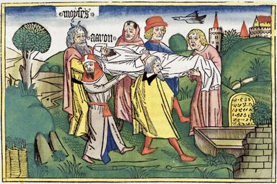 4 Mosebok 20:22-29: Arons död av Unbekannt