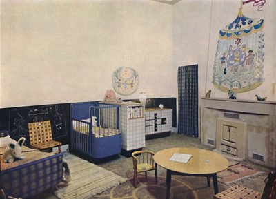 Barnkammare designad av Esmé Gordon, A.R.I.B.A., A.R.I.A.S., c1945 av Unbekannt