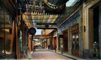 OReilly Street, Havanna, Kuba, tidigt 1900-tal av Unbekannt