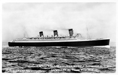 Oceanliner RMS Queen Mary, 1900-talet av Unbekannt