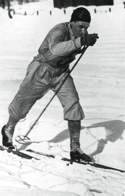 Oddbjorn Hagen, norsk längdskidåkare, vinter-OS, Garmisch-Partenkirchen, 1936 av Unbekannt