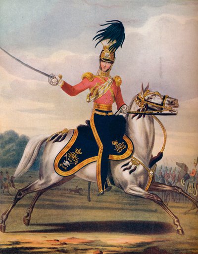 Officer av 17:e Lancers, c1833. 1914 av Unbekannt