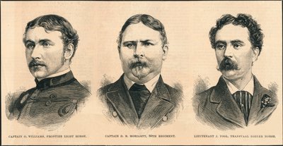 Officerare dödade i Zulukriget, 1879. av Unbekannt