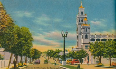 Olaya Herrera Avenue, Barranquilla, c1940-talet av Unbekannt