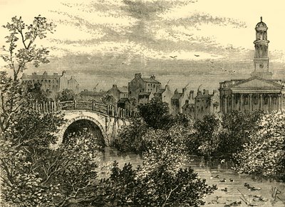 Gamla bron över sjön, Regents Park, 1847, c1876. av Unbekannt