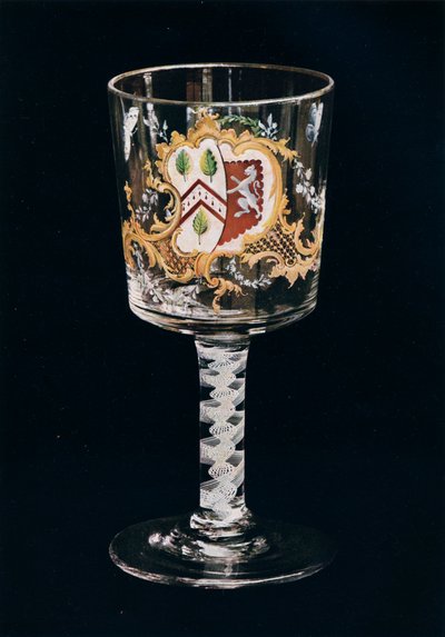 Gammal engelsk glasbägare, c1775 av Unbekannt