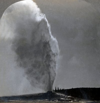 Old Faithful, Queen of Geysers, Yellowstone National Park, Wyo., U.S.A., 1904. av Unbekannt