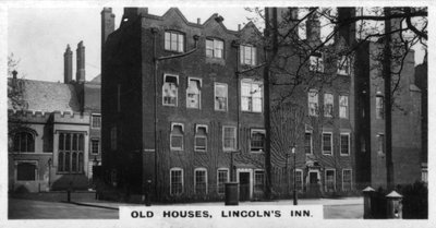 Old Houses, Lincolns Inn, London, c1920-talet av Unbekannt
