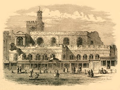 Gamla St. Dunstans kyrka, 1814, 1897. av Unbekannt