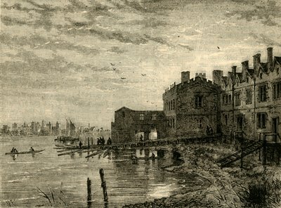 Old Whitehall Stairs, 1881. av Unbekannt