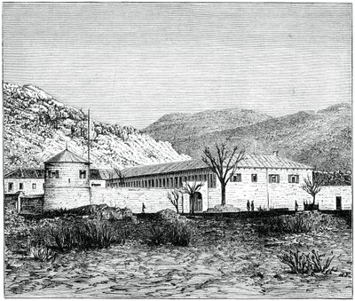 Gammalt palats, Cettigne, Montenegro, 1900 av Unbekannt
