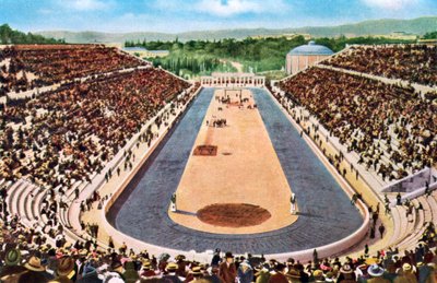 Olympiastadion, Aten, 1906, 1936 av Unbekannt