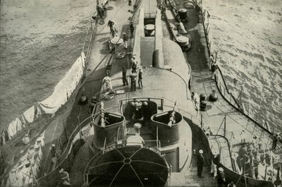 Ombord på A French Dreadnought, 1919. av Unbekannt