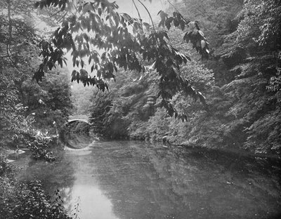 På Wissahickon Creek, Fairmount Park, Philadelphia, c1897. av Unbekannt